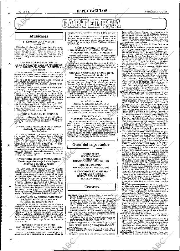 ABC MADRID 10-02-1993 página 86