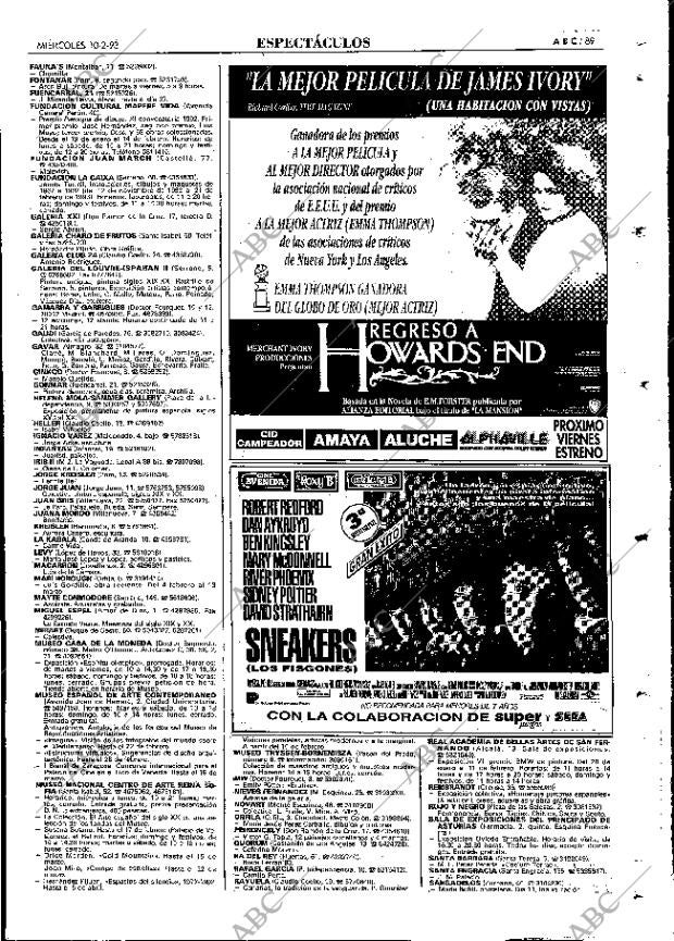 ABC MADRID 10-02-1993 página 89