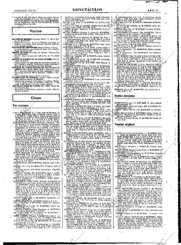 ABC MADRID 10-02-1993 página 91