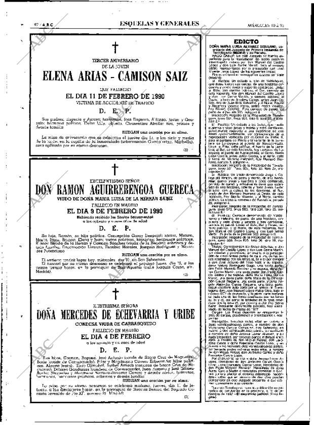 ABC MADRID 10-02-1993 página 92