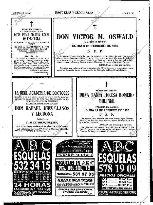 ABC MADRID 10-02-1993 página 93