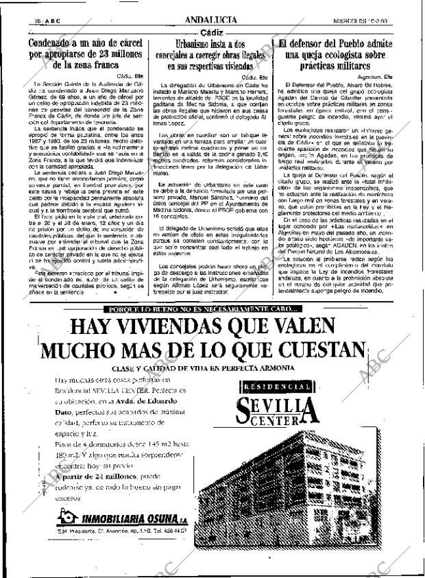 ABC SEVILLA 10-02-1993 página 38