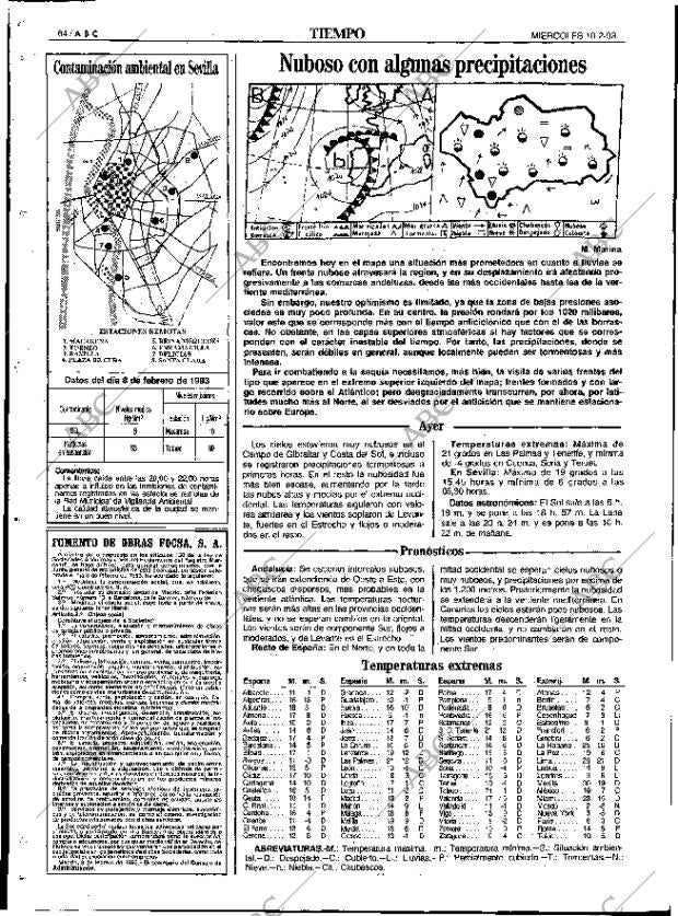 ABC SEVILLA 10-02-1993 página 64