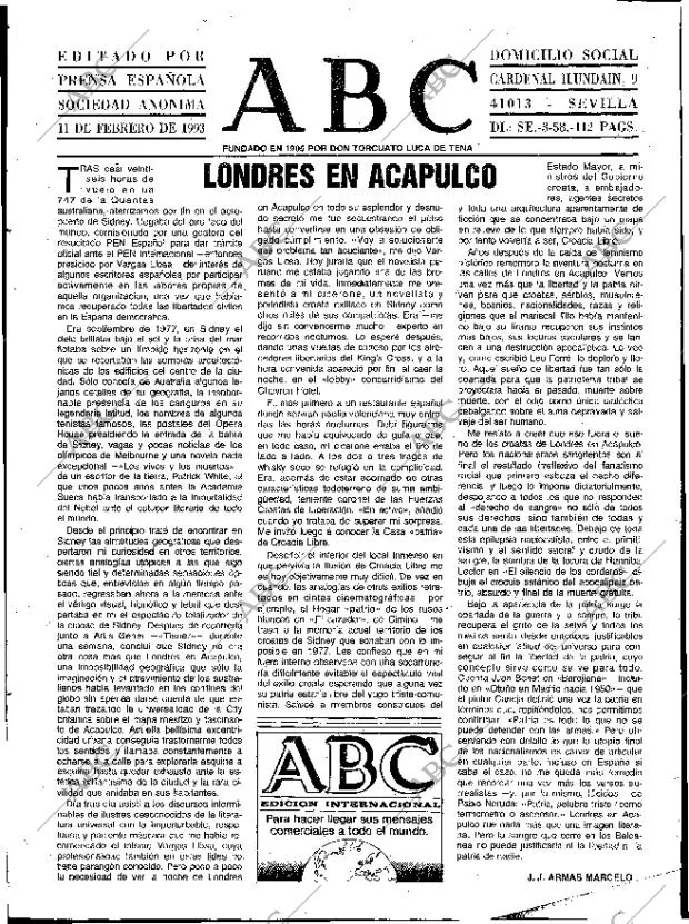 ABC SEVILLA 11-02-1993 página 3