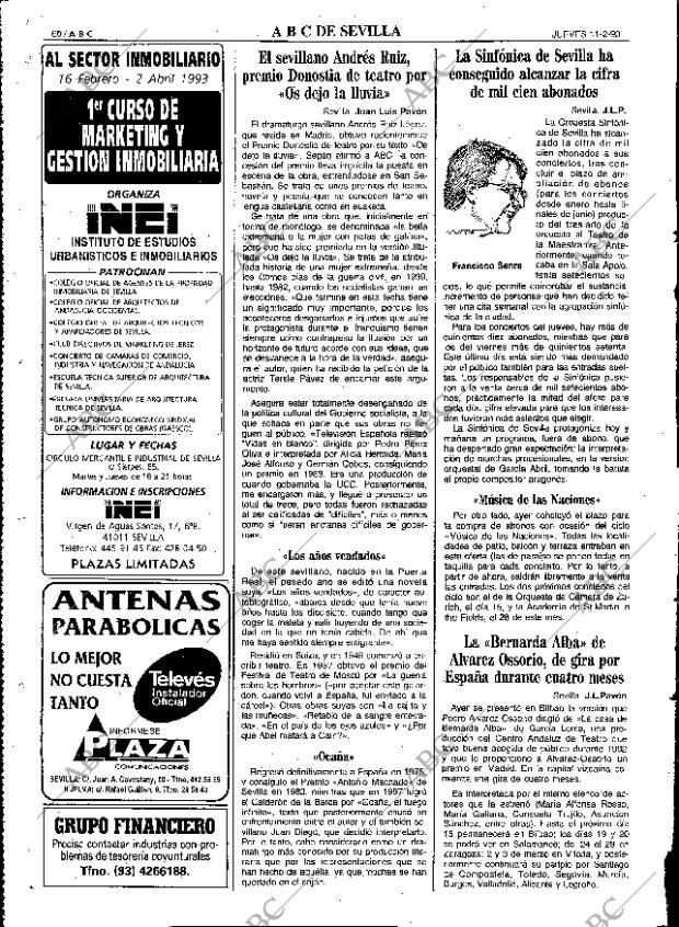 ABC SEVILLA 11-02-1993 página 60