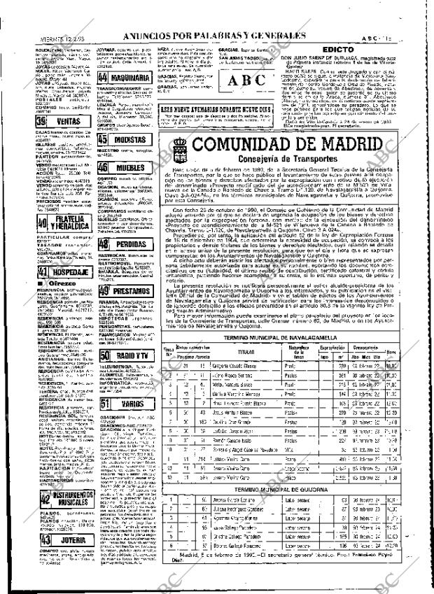 ABC MADRID 12-02-1993 página 115