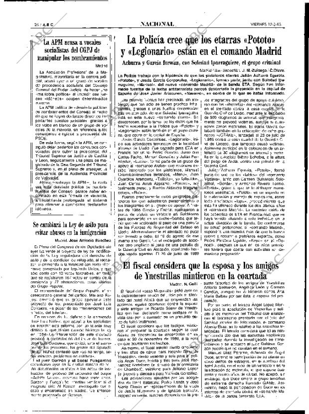 ABC MADRID 12-02-1993 página 26