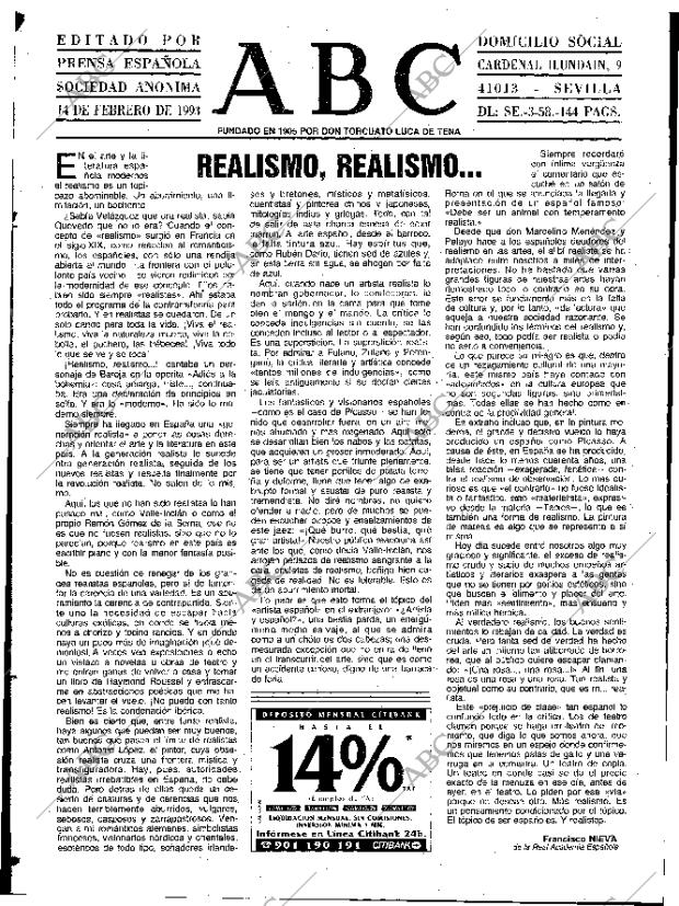 ABC SEVILLA 14-02-1993 página 3