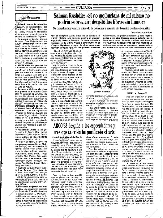 ABC SEVILLA 14-02-1993 página 55