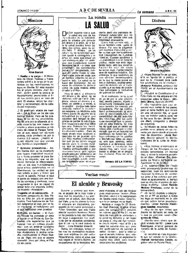 ABC SEVILLA 14-02-1993 página 69