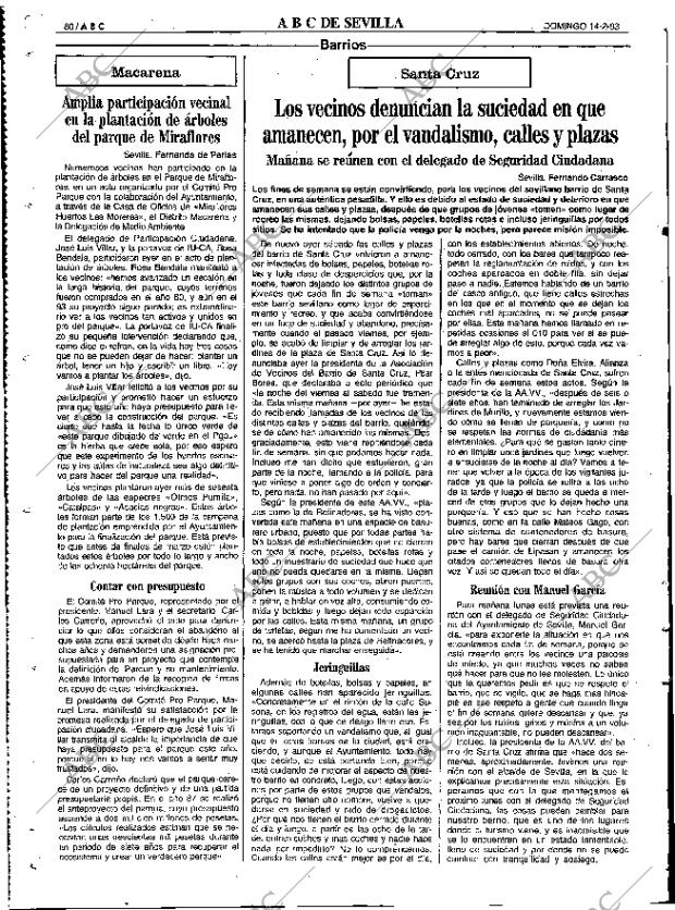 ABC SEVILLA 14-02-1993 página 80