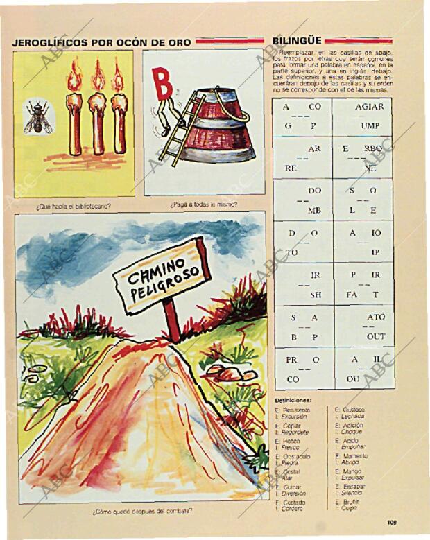 BLANCO Y NEGRO MADRID 14-02-1993 página 109