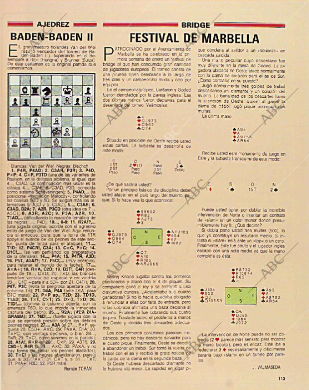 BLANCO Y NEGRO MADRID 14-02-1993 página 113