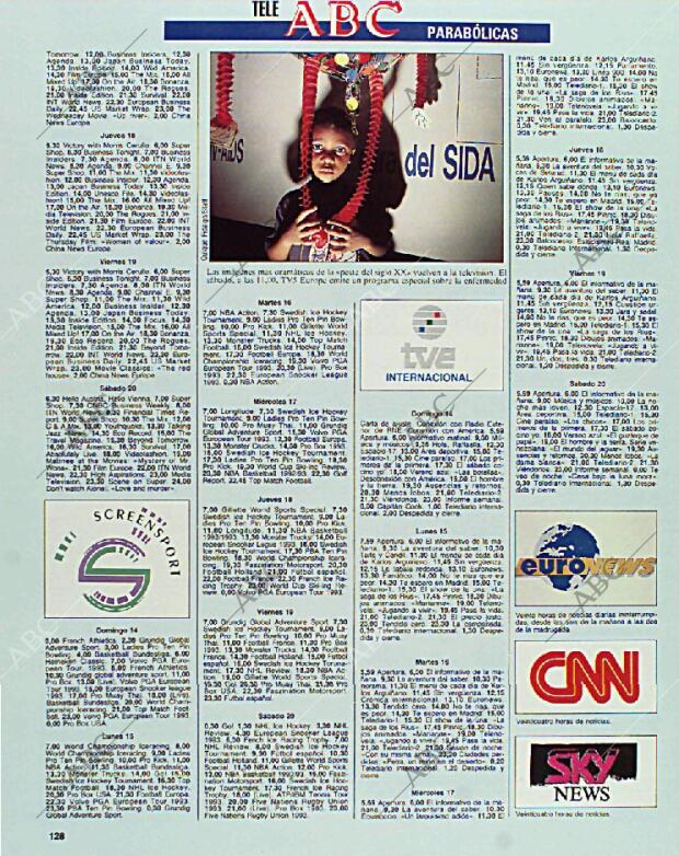 BLANCO Y NEGRO MADRID 14-02-1993 página 128