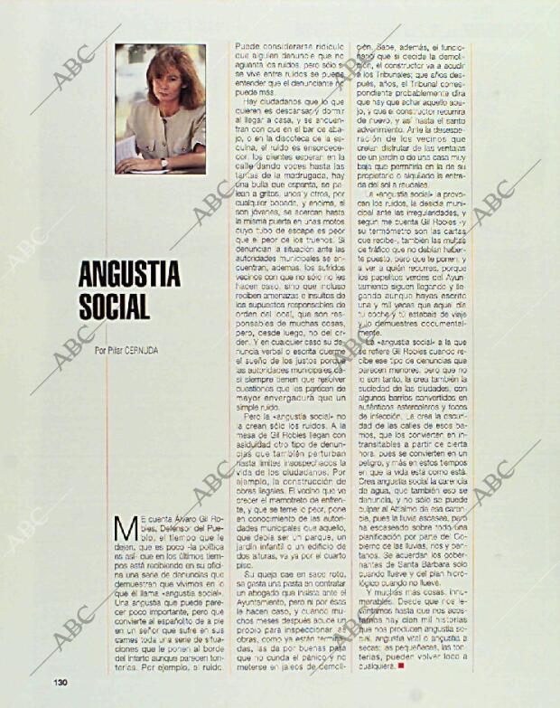 BLANCO Y NEGRO MADRID 14-02-1993 página 130