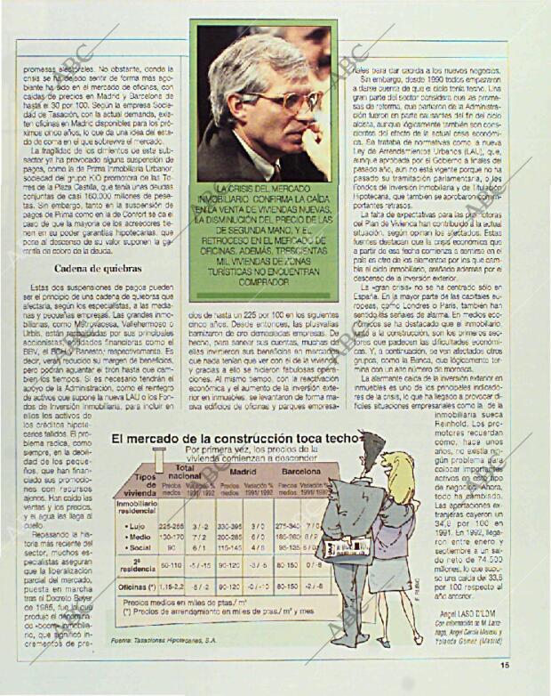 BLANCO Y NEGRO MADRID 14-02-1993 página 15