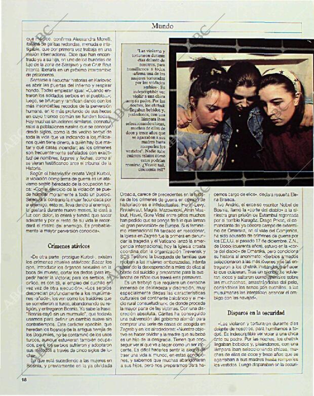 BLANCO Y NEGRO MADRID 14-02-1993 página 18