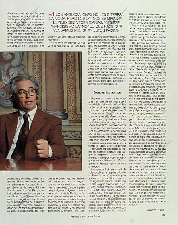 BLANCO Y NEGRO MADRID 14-02-1993 página 69