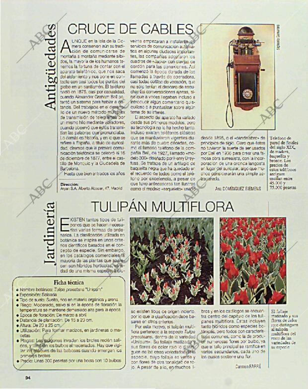 BLANCO Y NEGRO MADRID 14-02-1993 página 94