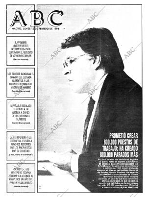 ABC MADRID 15-02-1993 página 1