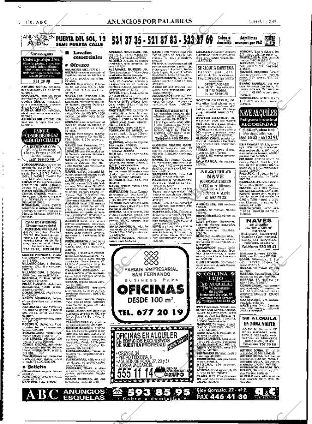 ABC MADRID 15-02-1993 página 110