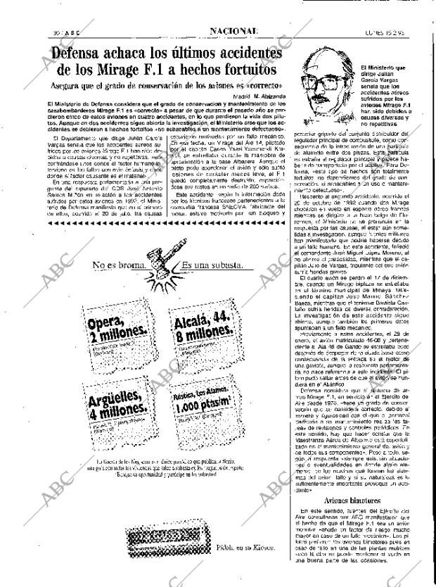 ABC MADRID 15-02-1993 página 30