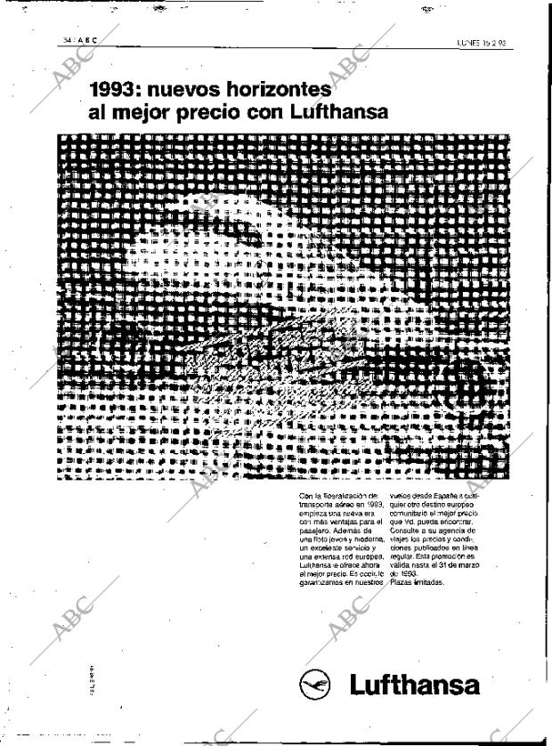 ABC MADRID 15-02-1993 página 34