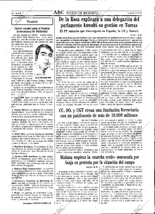 ABC MADRID 15-02-1993 página 42
