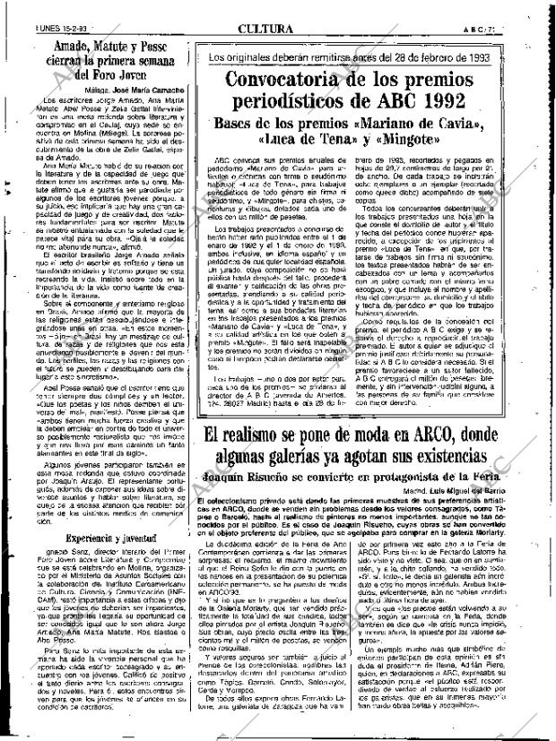 ABC SEVILLA 15-02-1993 página 71