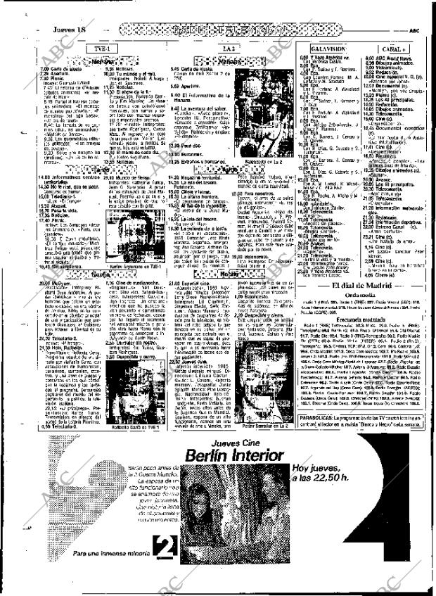 ABC MADRID 18-02-1993 página 126