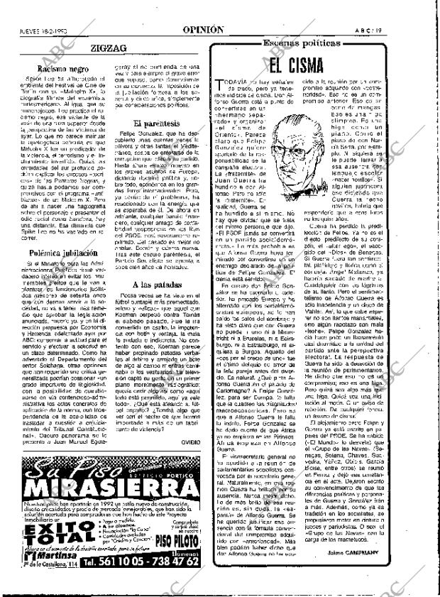 ABC MADRID 18-02-1993 página 19
