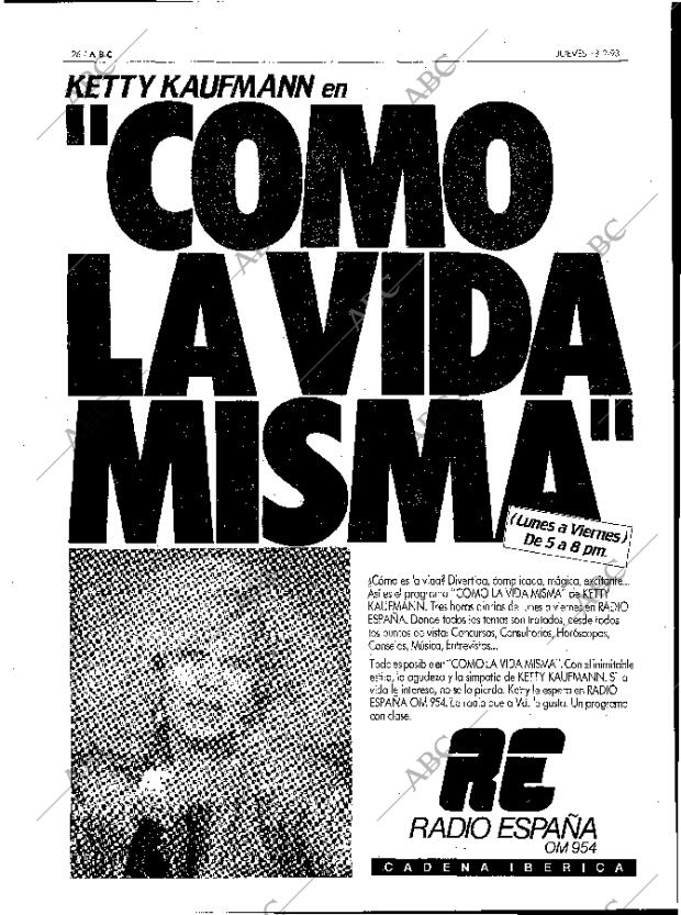 ABC MADRID 18-02-1993 página 26