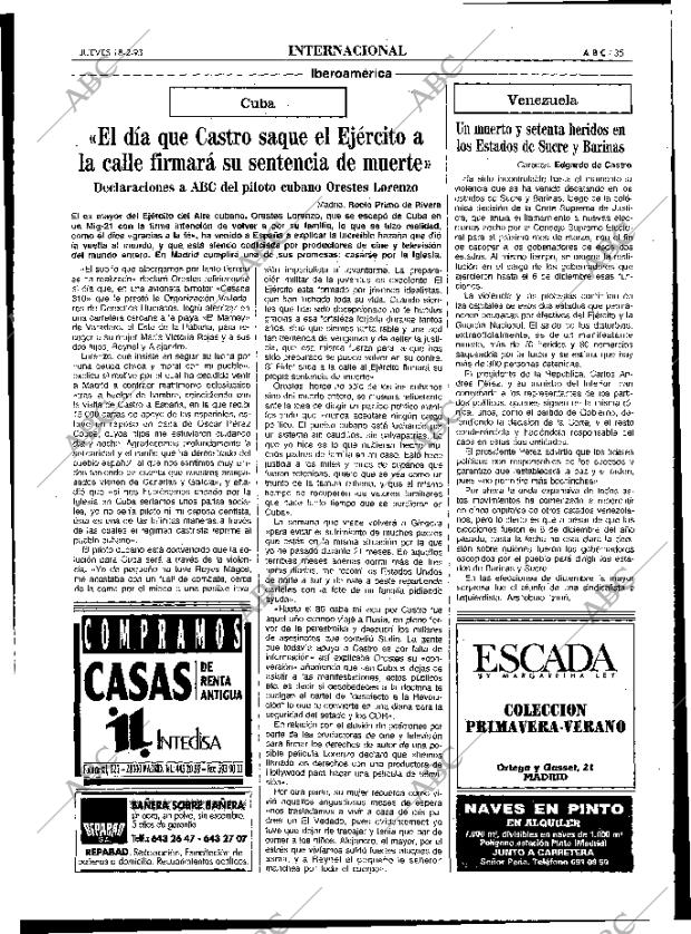 ABC MADRID 18-02-1993 página 35