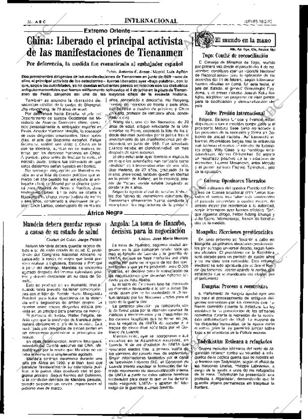 ABC MADRID 18-02-1993 página 36