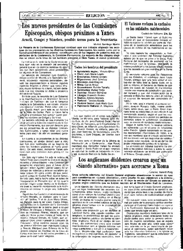 ABC MADRID 18-02-1993 página 75