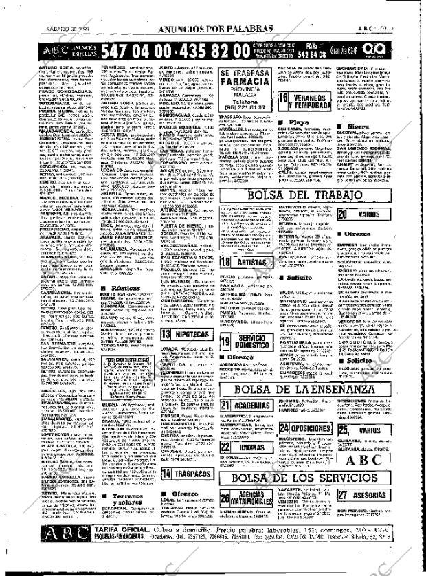 ABC MADRID 20-02-1993 página 103