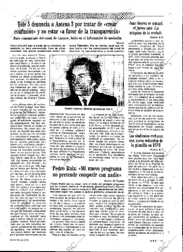 ABC MADRID 20-02-1993 página 113