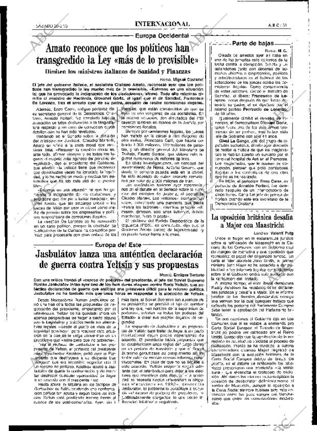 ABC MADRID 20-02-1993 página 31
