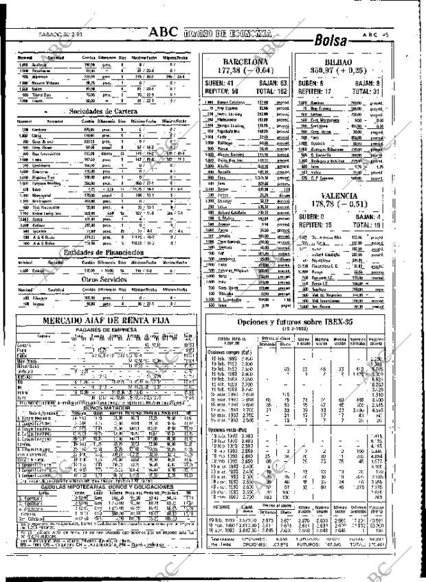 ABC MADRID 20-02-1993 página 45