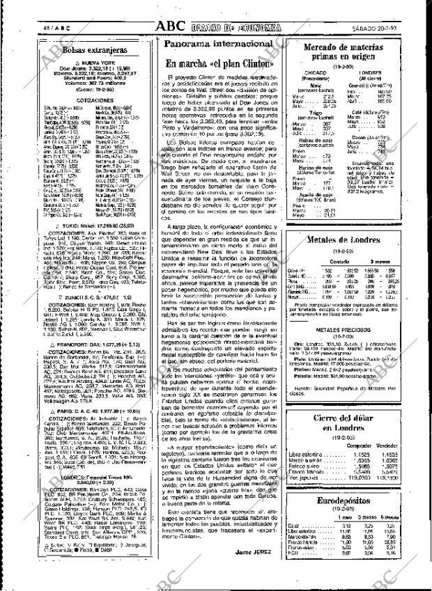 ABC MADRID 20-02-1993 página 48