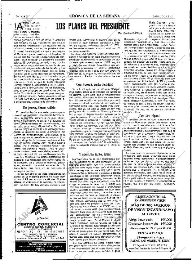 ABC MADRID 20-02-1993 página 66