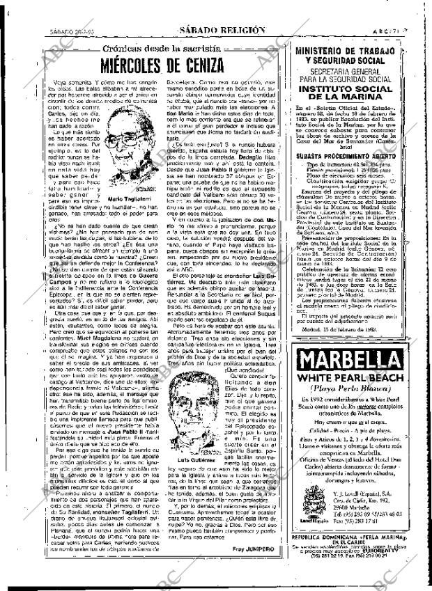 ABC MADRID 20-02-1993 página 71