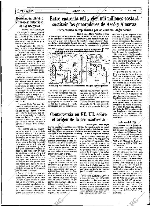 ABC MADRID 20-02-1993 página 73