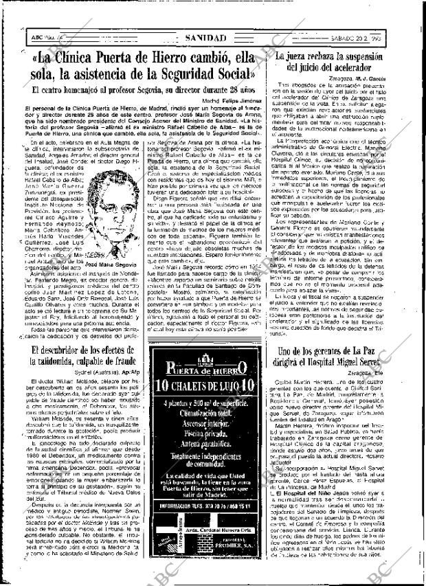 ABC MADRID 20-02-1993 página 74