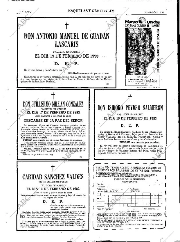 ABC MADRID 21-02-1993 página 112