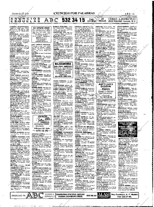 ABC MADRID 21-02-1993 página 121