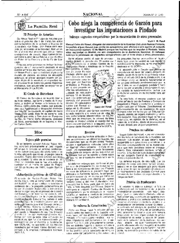 ABC MADRID 21-02-1993 página 32