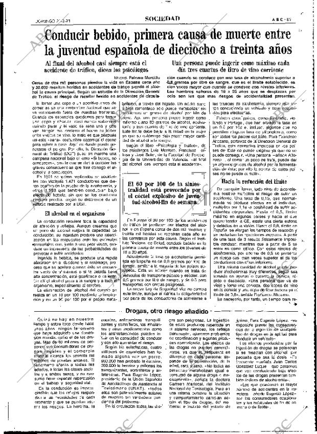 ABC MADRID 21-02-1993 página 89