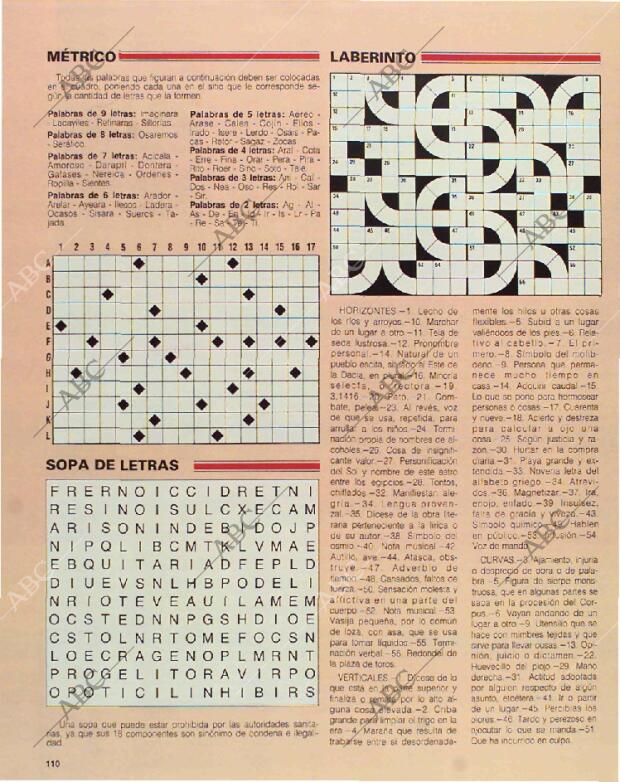 BLANCO Y NEGRO MADRID 21-02-1993 página 110