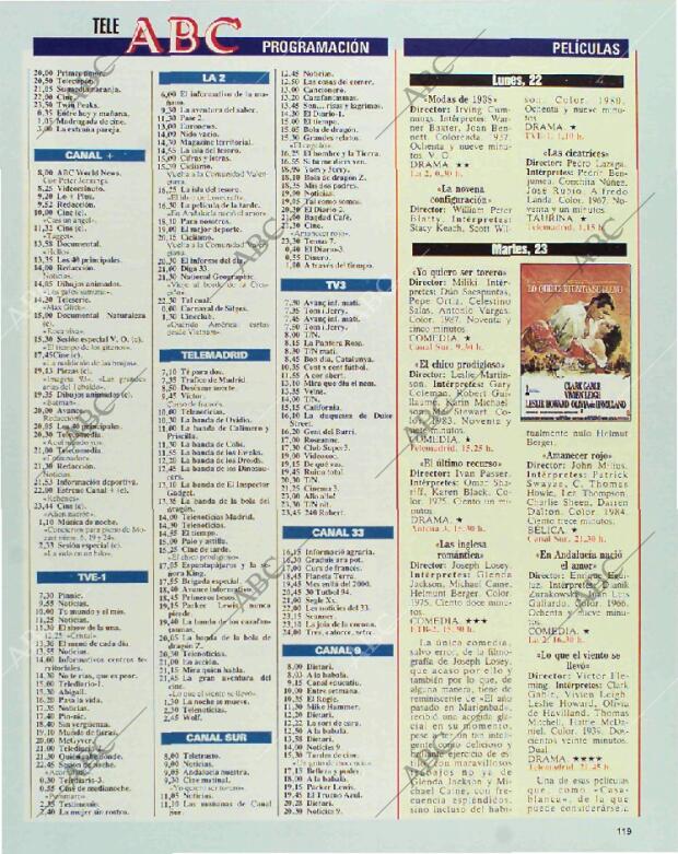 BLANCO Y NEGRO MADRID 21-02-1993 página 119